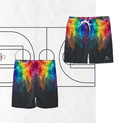 SPLASH Paint Drip Youth Basketball Shorts