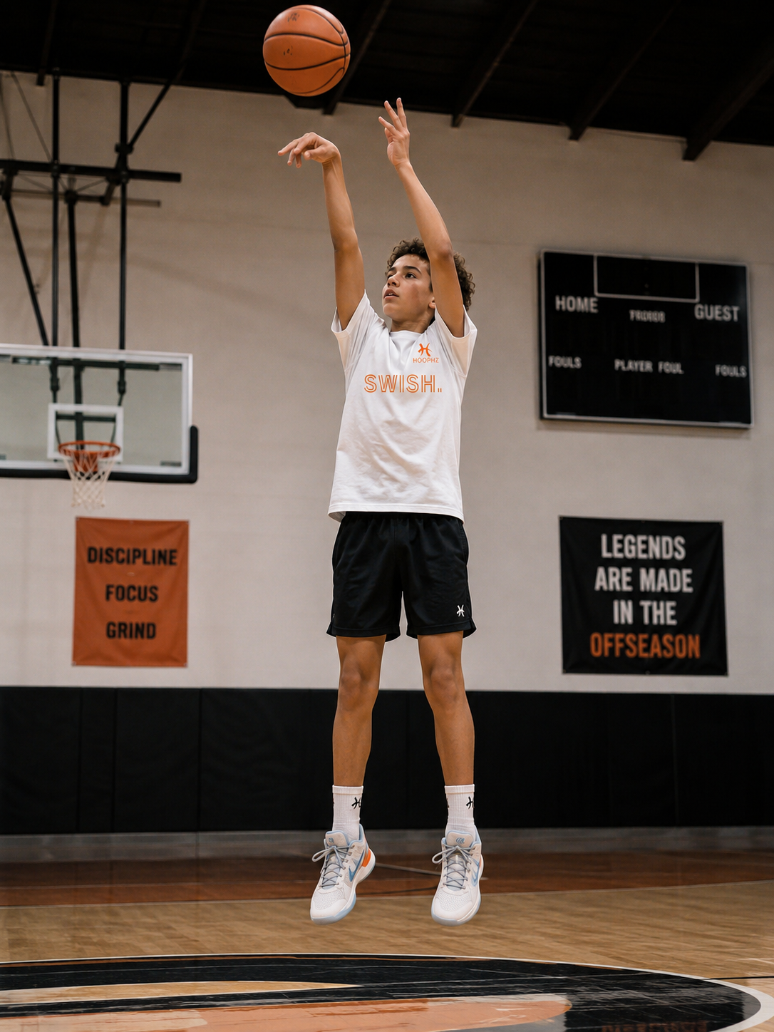 SWISH.Youth Basketball T-Shirt
